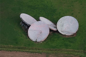 ACE HIGH dishes at NFSS Stenigot after scrapping ACE HIGH dishes at NFSS Stenigot after scrapping