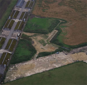 All that remains of a Thor launch emplacement, former RAF Bardney All that remains of a Thor launch emplacement, former RAF Bardney