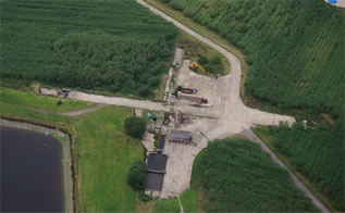 The remains of a Thor launch emplacement, former RAF Caistor The remains of a Thor launch emplacement, former RAF Caistor