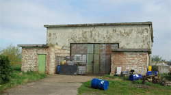 The Bloodhound missile arming shed at former RAF Dunholme Lodge